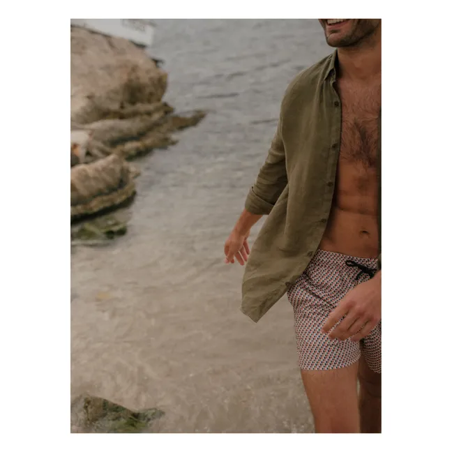 Badehose Mosaik | Orange