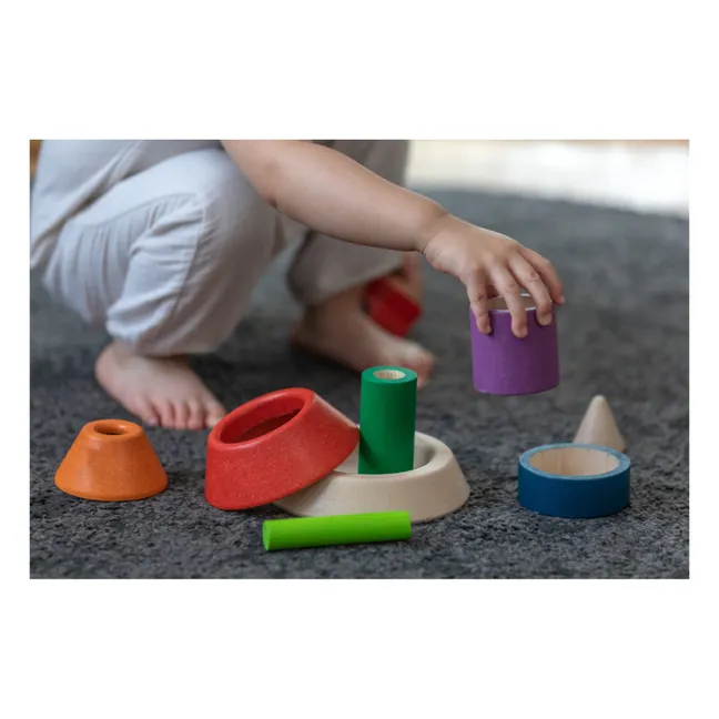 Pirámide apilable y anidable  