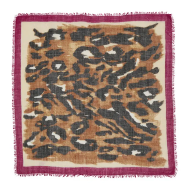 Wica Leomi Wool and Cashmere Scarf | Ochre