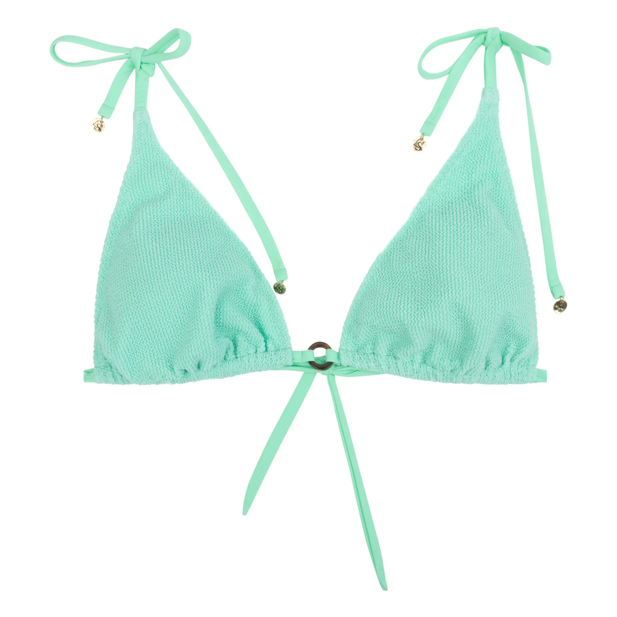 Love Stories Mint Green Jolly Bikini Top