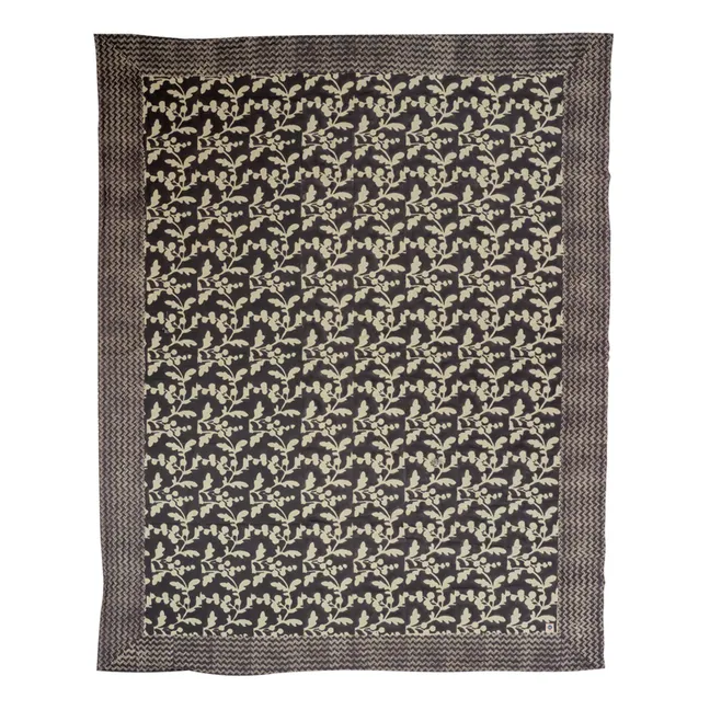 Decke aus Baumwolle x Smallable | Noir/Blanc