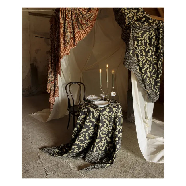 Nappe en coton Doing Goods x Smallable | Noir/Blanc
