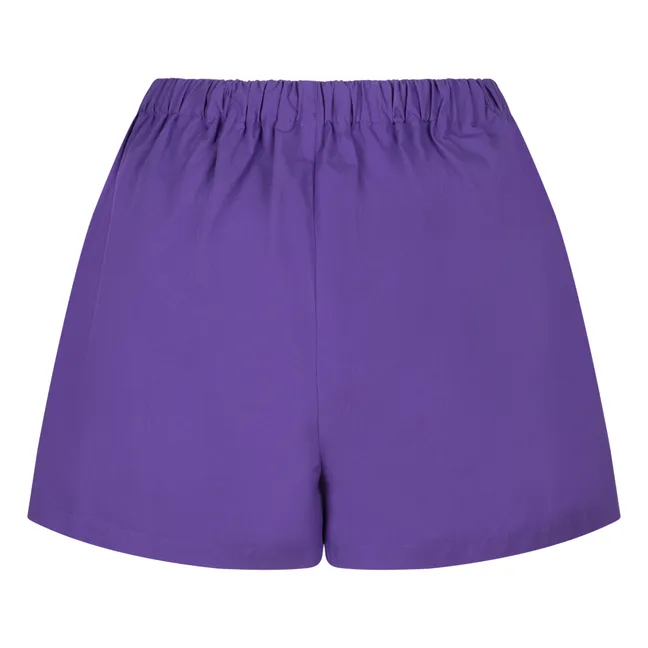 James Pyjama Shorts | Purple