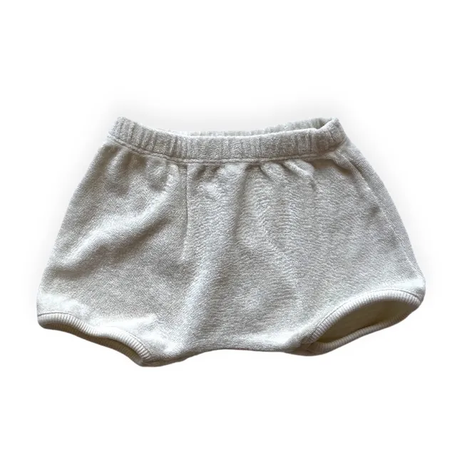 Shorts Soy Frottee Bio-Baumwolle | Hellgrau
