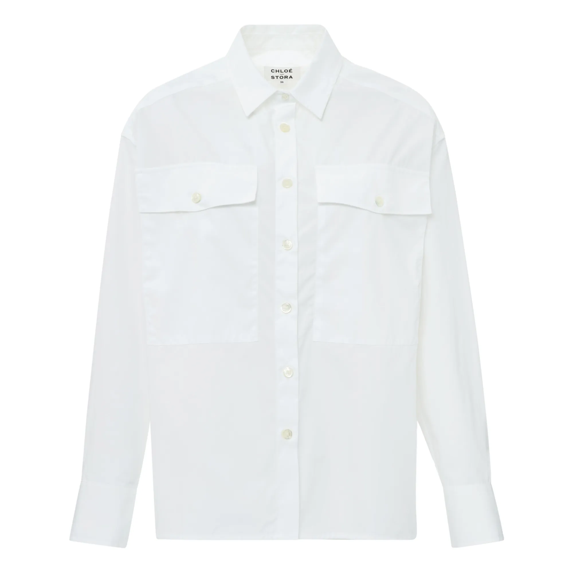 Chloé Stora White Coco Popeline Shirt