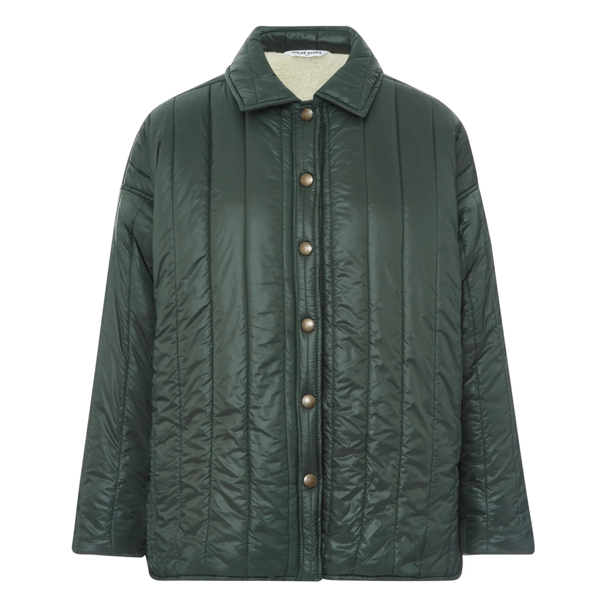 Chloé Stora Chrome Green Urban Down Jacket