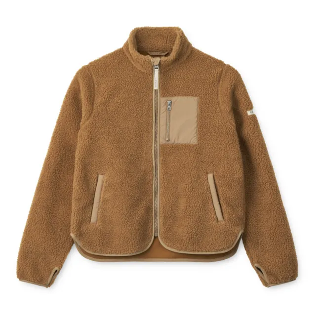 Veste Façon Sherpa Nelson | Camel
