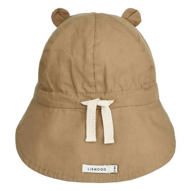 Cappello da bambino reversibile in cotone organico Gorm | Camel