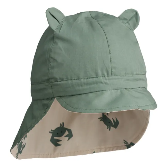 Gorro reversible para bebé de algodón ecológico Gorm | Salvia