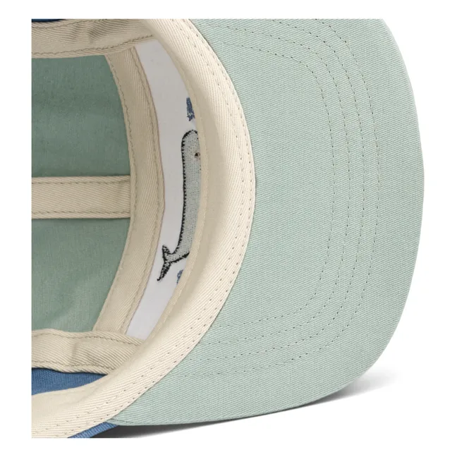 Gorra de algodón ecológico Rory | Azul