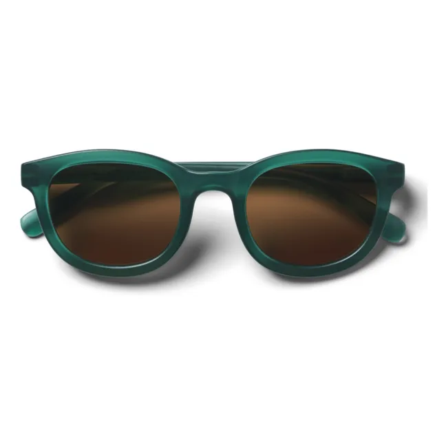 Ruben Sonnenbrille aus recycelten Fasern Kind | Grün