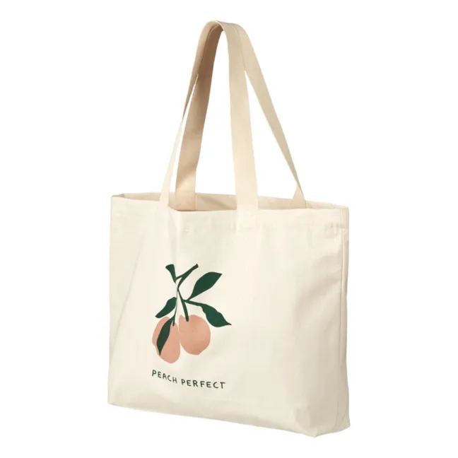 Tote Bag Big Organic Cotton | Peach