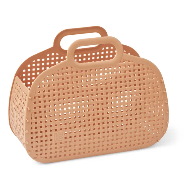 Adeline Recycled Fibre Basket | Peach
