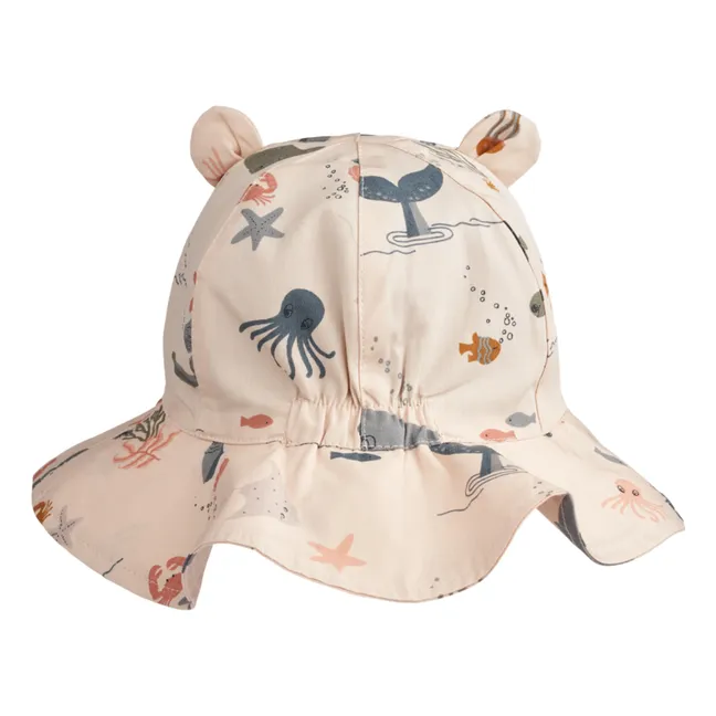 Amelia Organic Cotton Ear Hat | Ecru