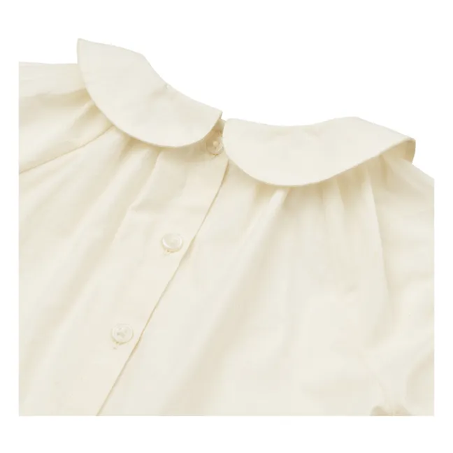 Rhea blouse Claudine collar | Ecru