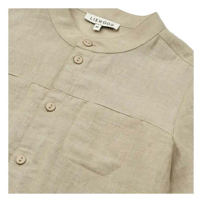 Flynn Linen shirt | Beige