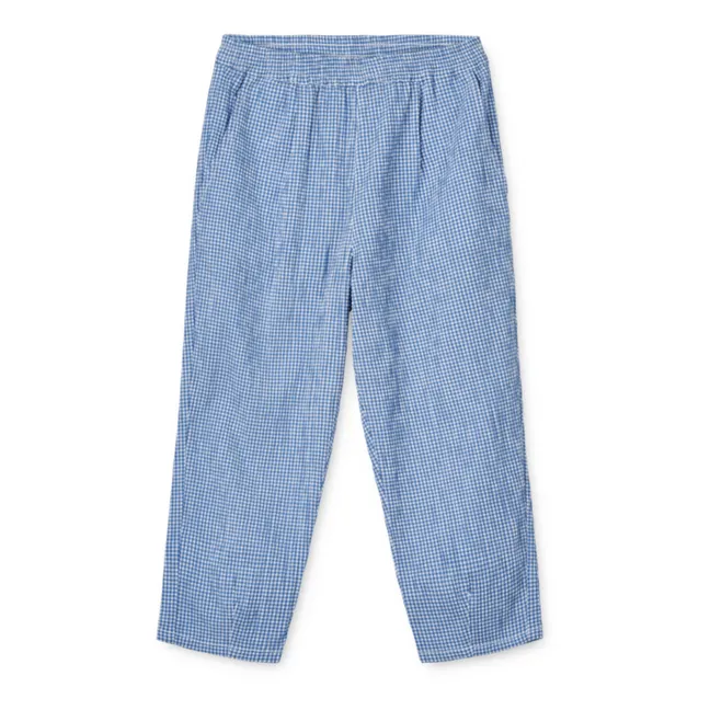 Pantalon Birger Vichy | Bleu
