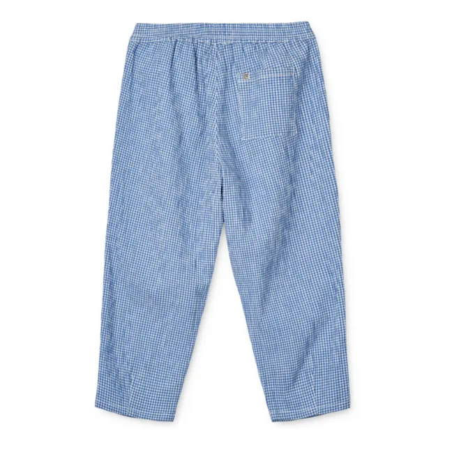 Pantalon Birger Vichy | Bleu