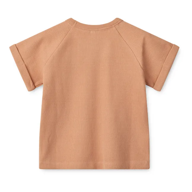 T-Shirt Nilo Geprägt | Apricot