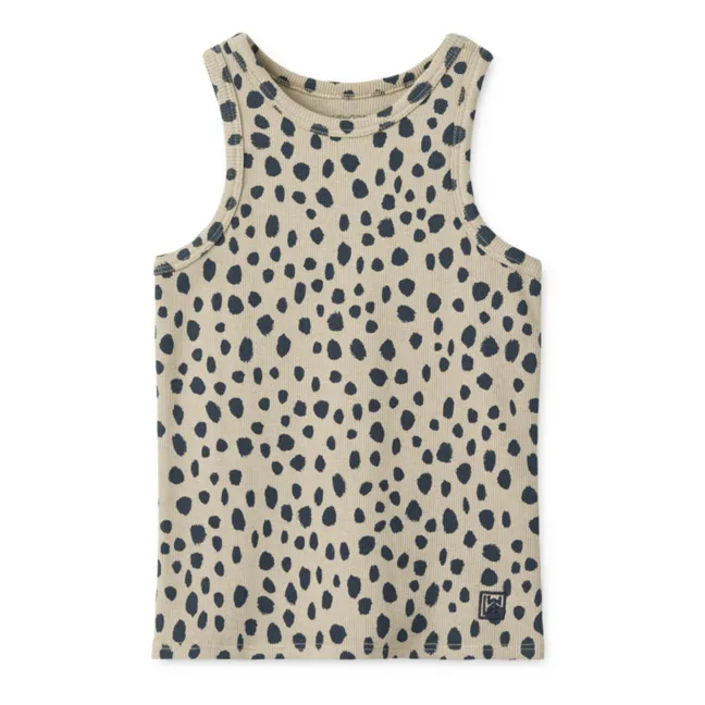 Camiseta de tirantes Embla Leopard | Beige