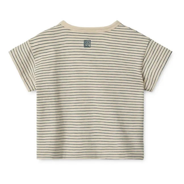 Dodoma Striped Baby T-shirt | Ecru