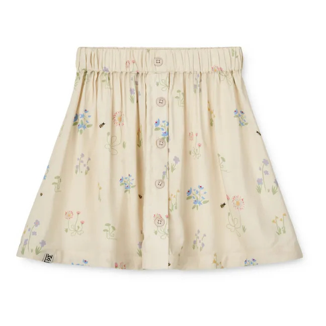 Rosita Buttoned Skirt | Ecru