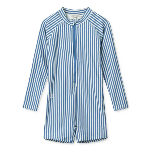 Max Striped UV protection suit | Blue
