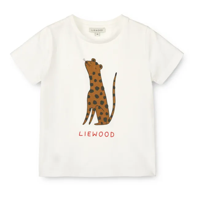 Apia Leopard Baby T-shirt | White