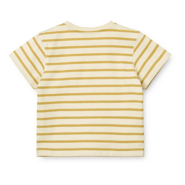 Camiseta de rayas Sixten | Amarillo Mostaza