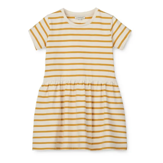 Striped Lima Dress | Mustard