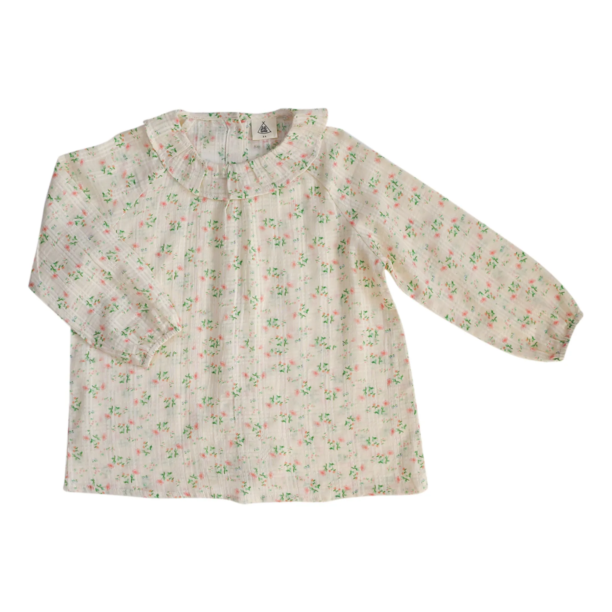 Lililotte Ecru Charlotte Flowers Blouse