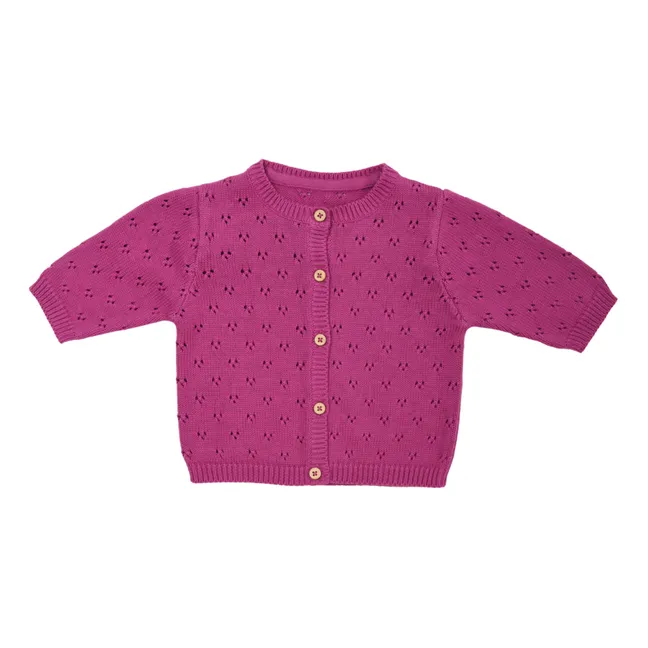 Victoire cardigan | Fuchsia