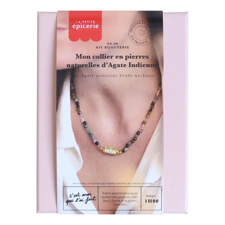 Fai da te La mia Collana in pietre naturali di agata- Immagine del prodotto n°0