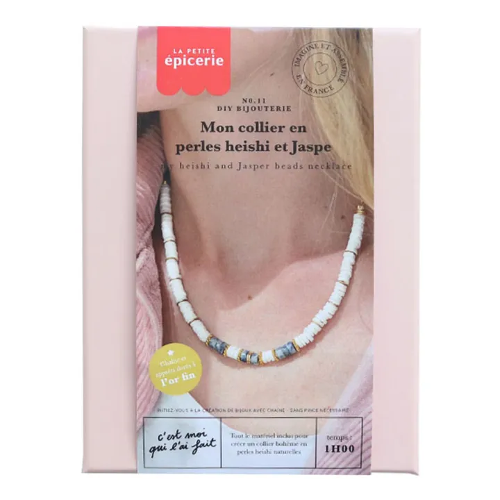 DIY Mon Collier en perles Heishi - Jaspe- Image produit n°0