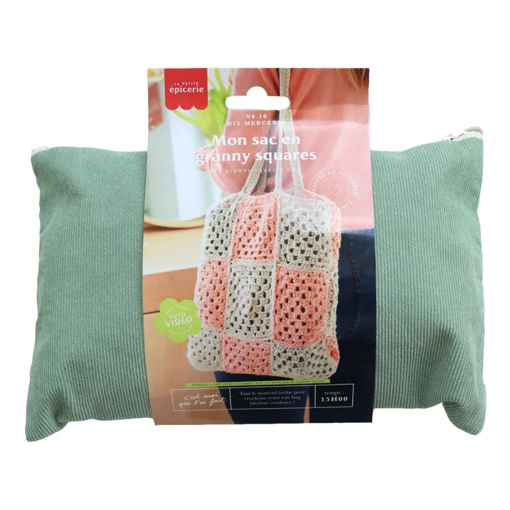 DIY My granny squares bag  | Peach- Product image n°0