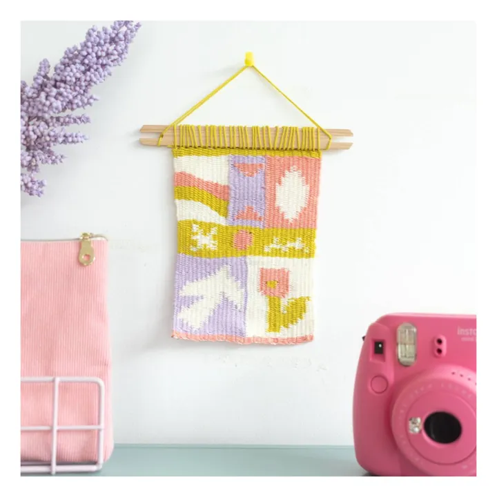 DIY Mi tejido mural | Poppy Red- Imagen del producto n°1
