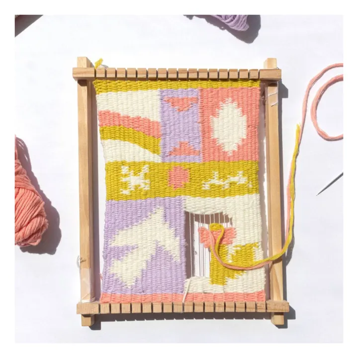 DIY Mi tejido mural | Poppy Red- Imagen del producto n°2