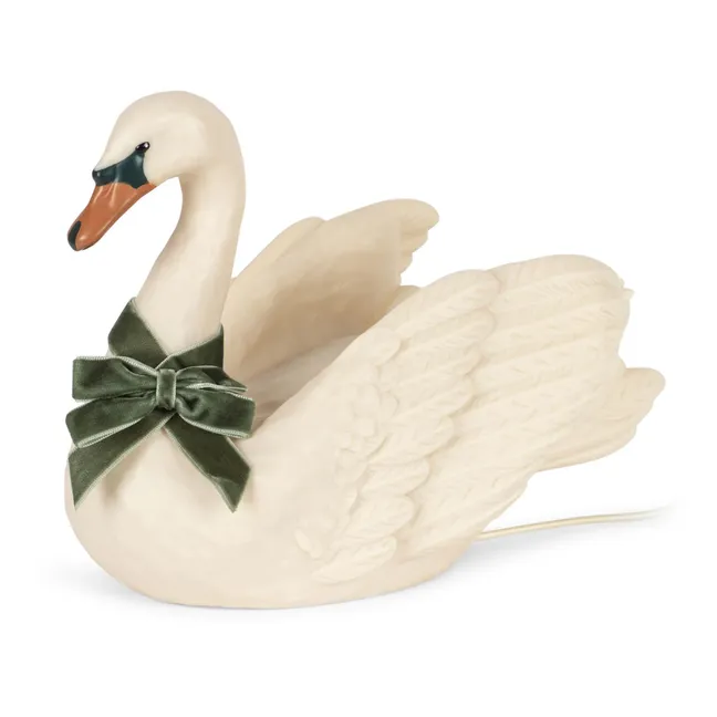 Luce notturna a forma di cigno | Bianco