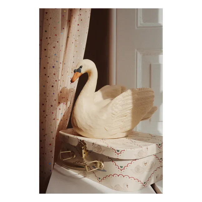 Luce notturna a forma di cigno | Bianco