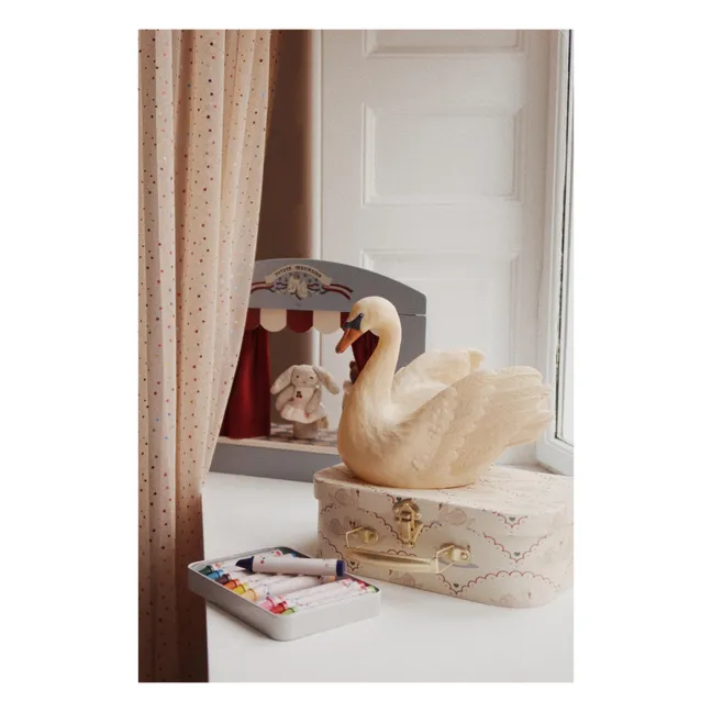 Luz nocturna Swan | Blanco