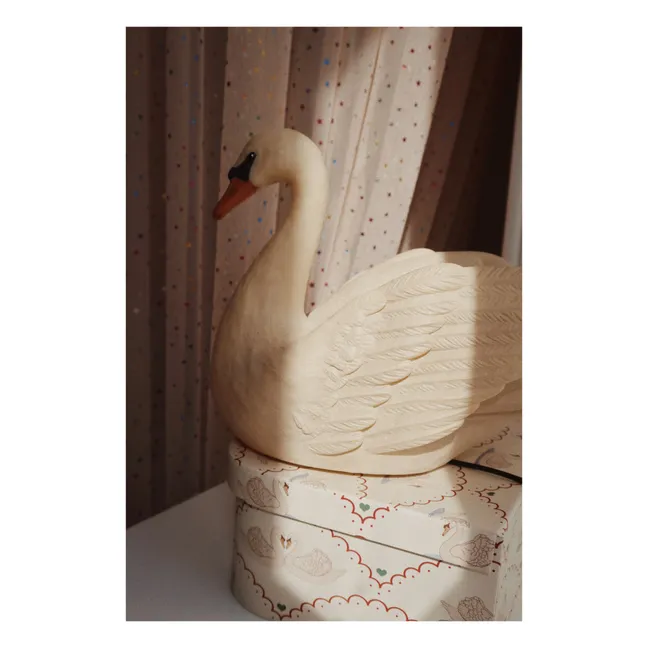 Luce notturna a forma di cigno | Bianco