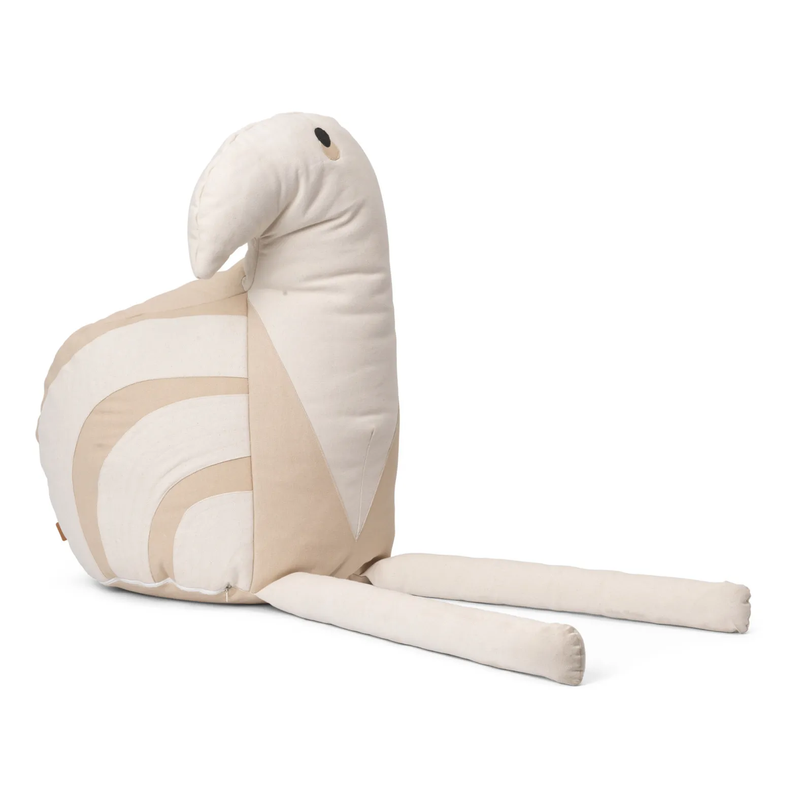 Ferm Living Kids Off White Birdy Pouffe