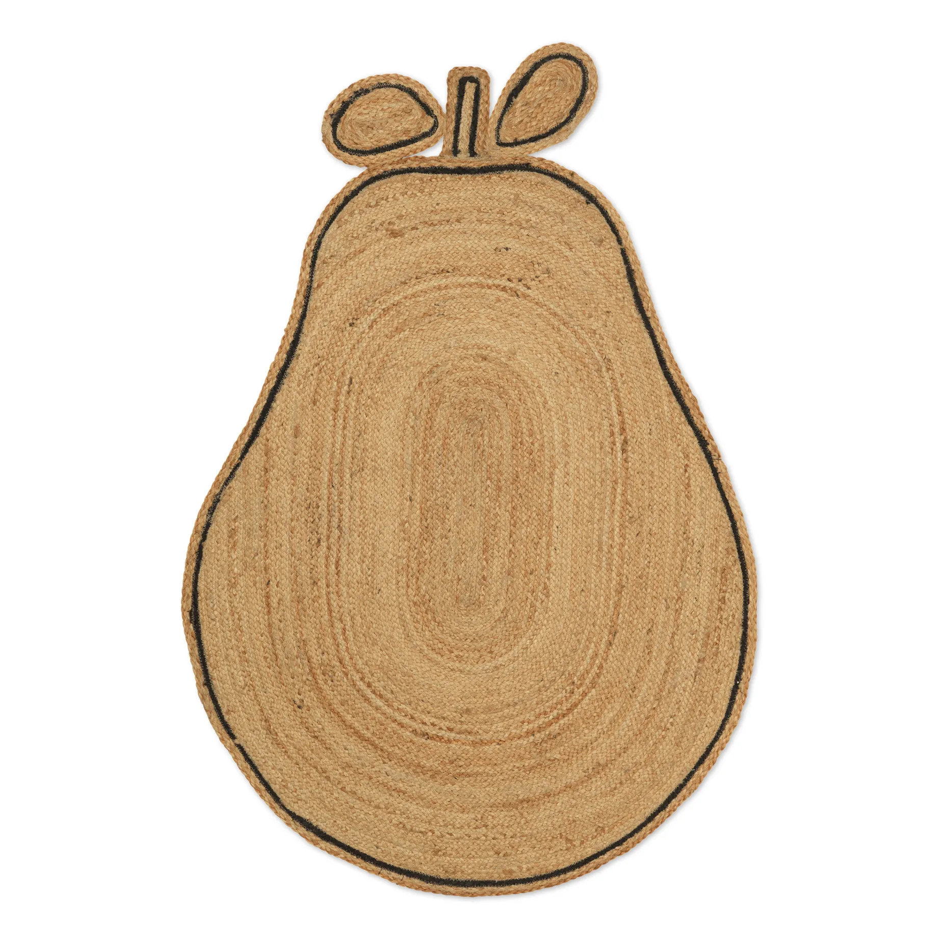 Ferm Living Kids Natural Pear Jute Rug