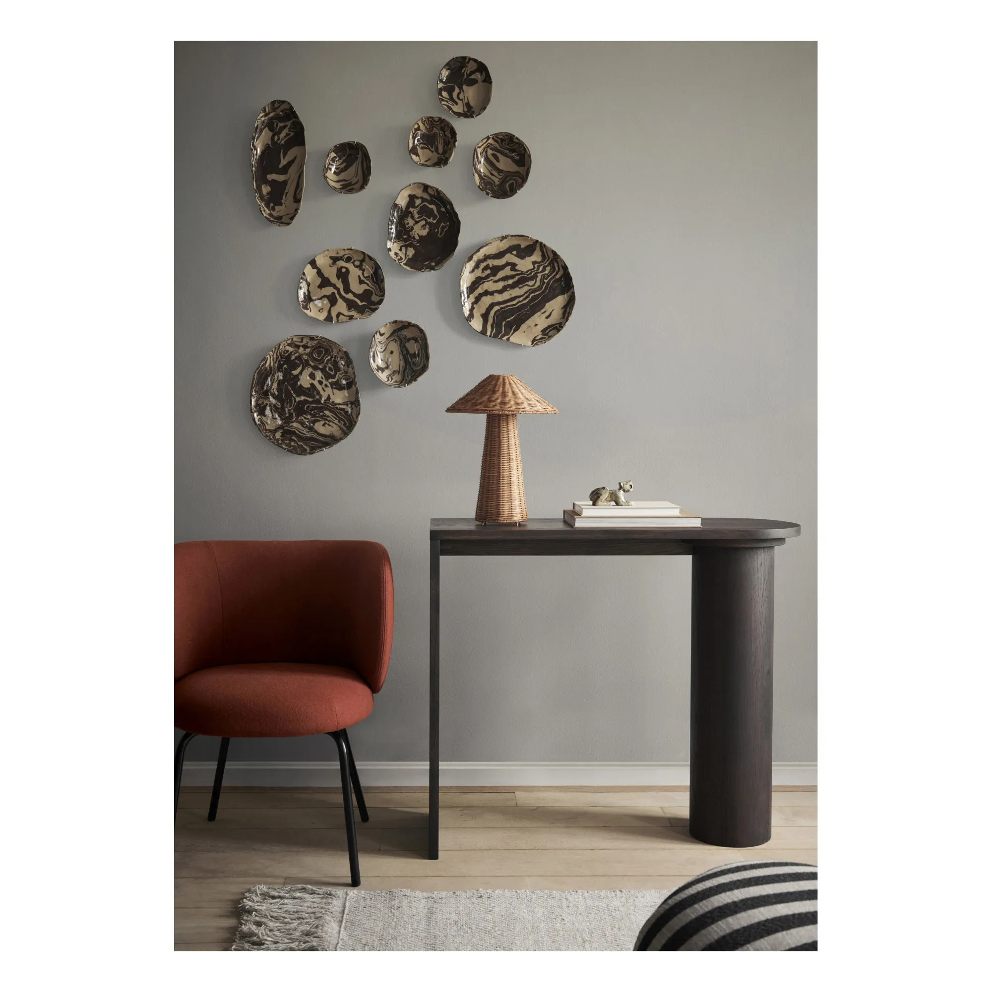 Lampe en rotin Dou- Image produit n°3