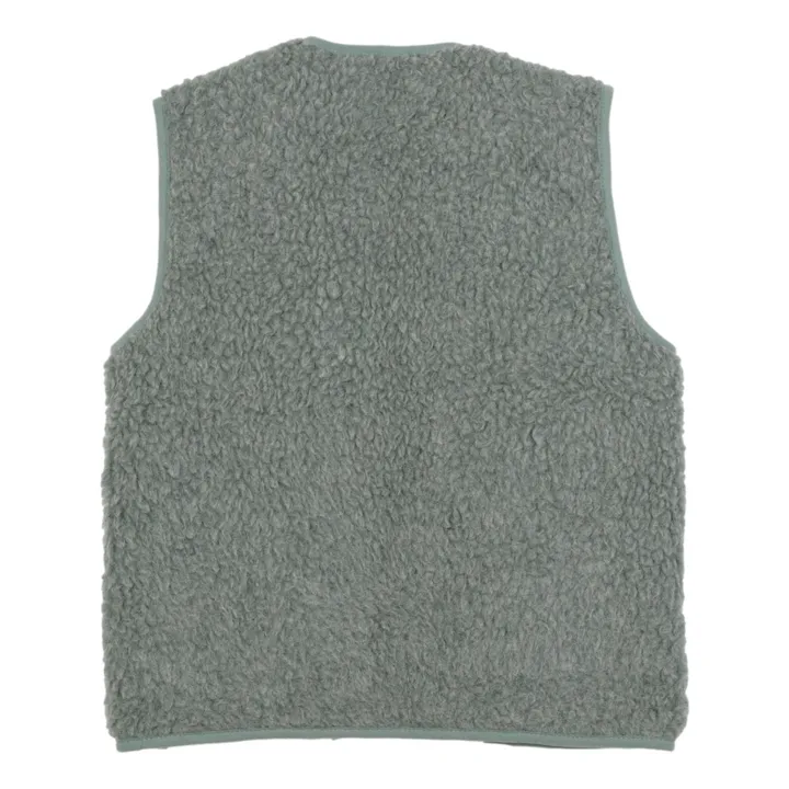 Pepitko Sleeveless Jacket | Verdigris- Product image n°2