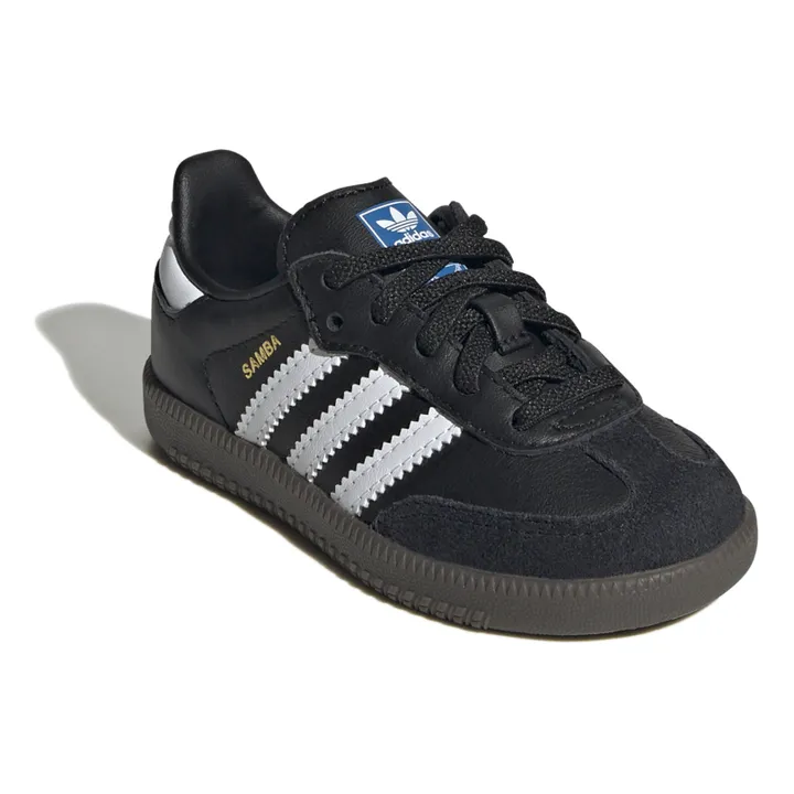 Baskets Lacets Elastiqués Samba | Noir- Image produit n°1