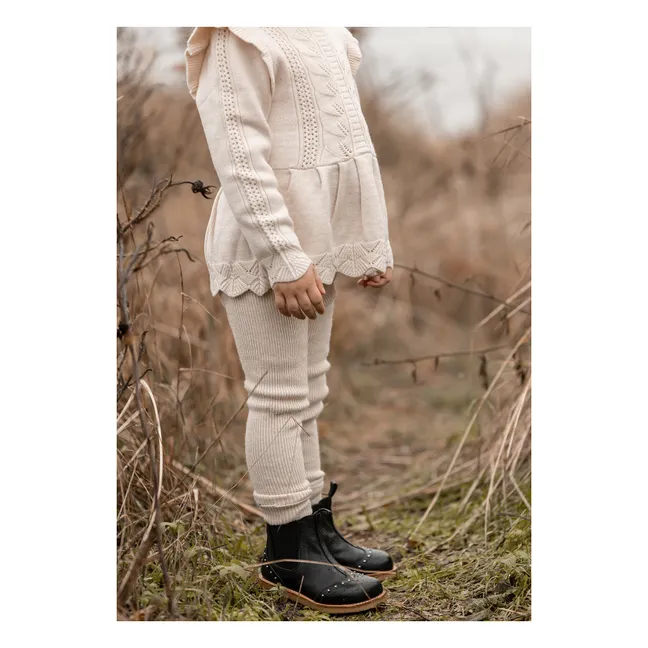 Legging Rib Benna | Crème