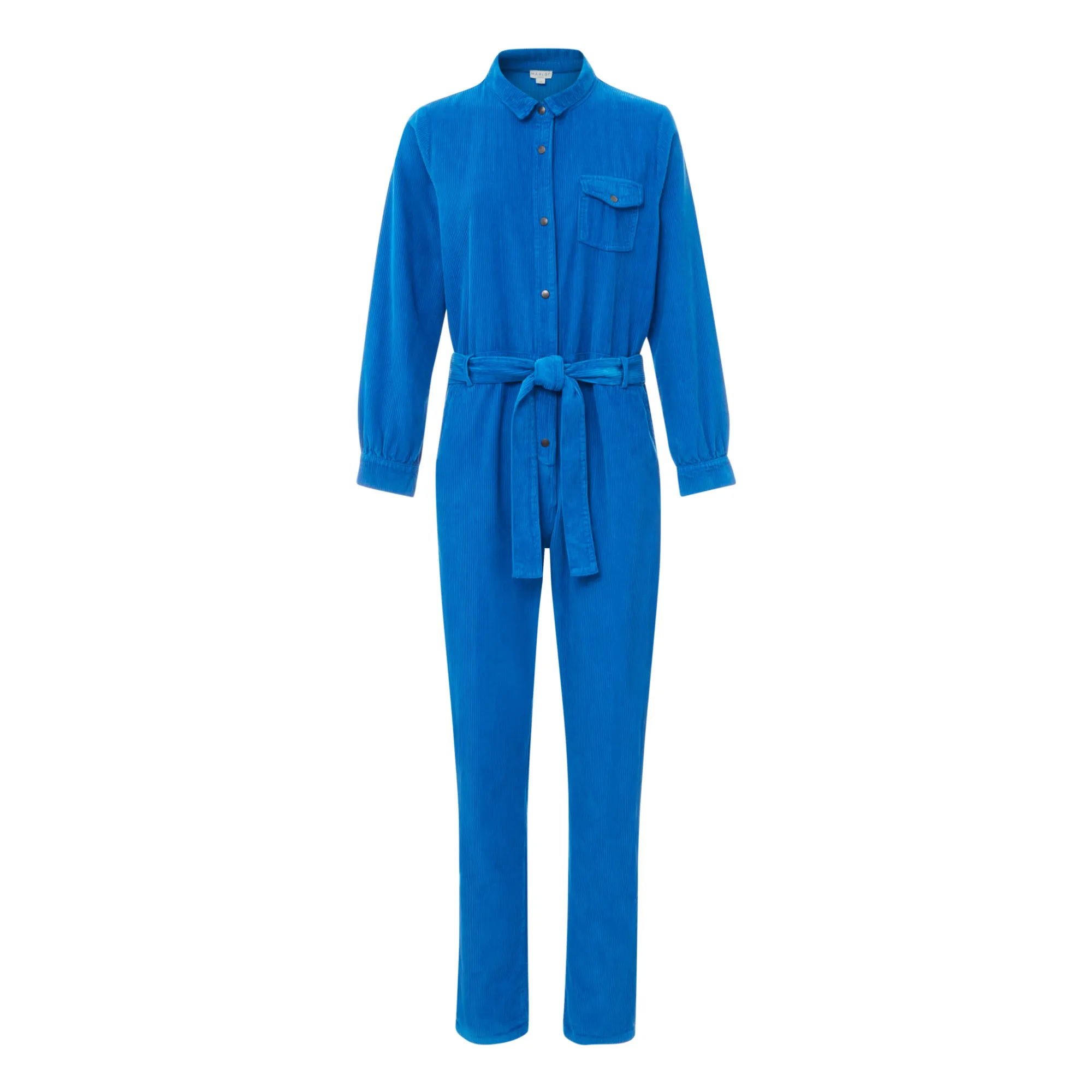 Marlot Paris Women's Blue Marlot X Smallable Exclusive - Neroli Corduroy Cotton Jumpsuit - Collection