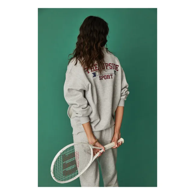 Jerome Organic Cotton Racket Sweatshirt | Grey
