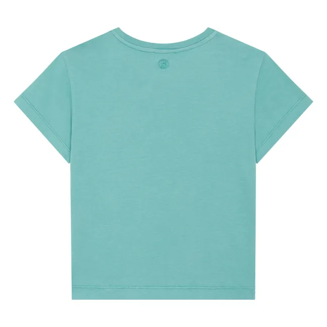 Girl's T-Shirt Short Sleeve Organic Cotton | Mint Green